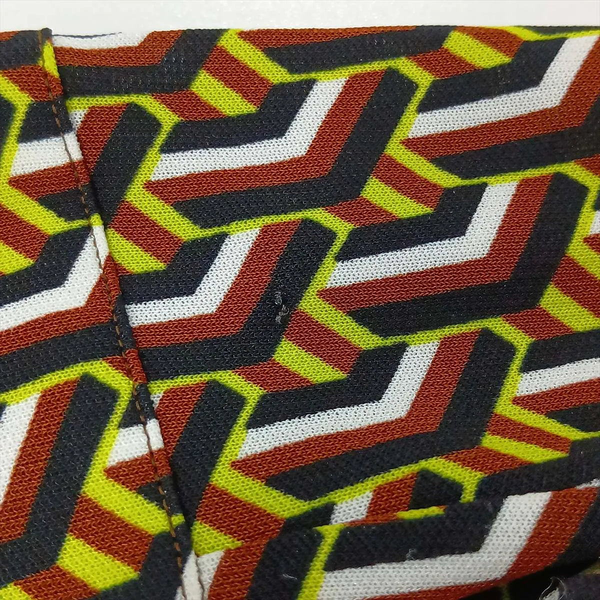 Prada Geometric Rayon Turtleneck Long Sleeve Dress Multicolor