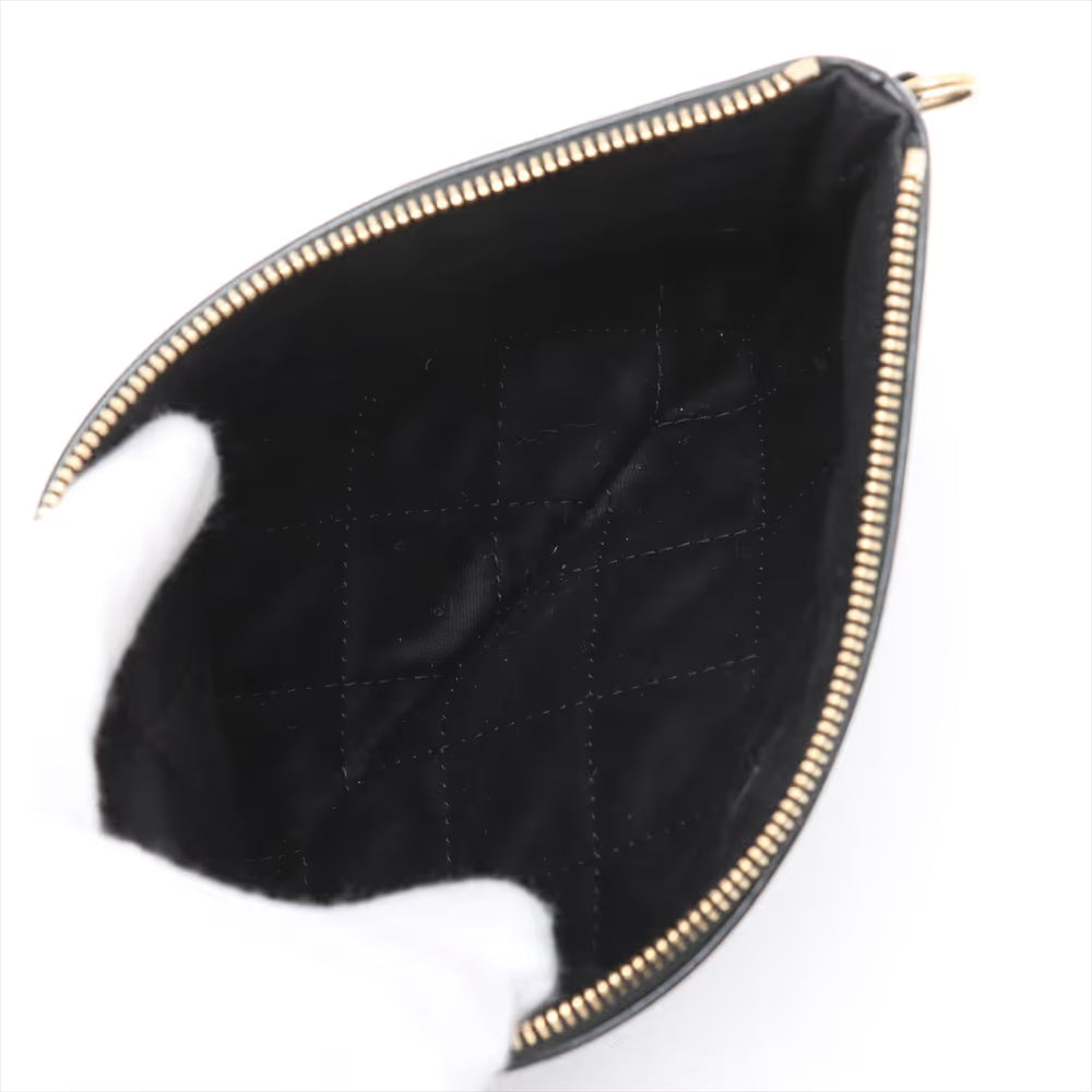 Chanel 22 Shiny Calfskin Small Shoulder Bag Black