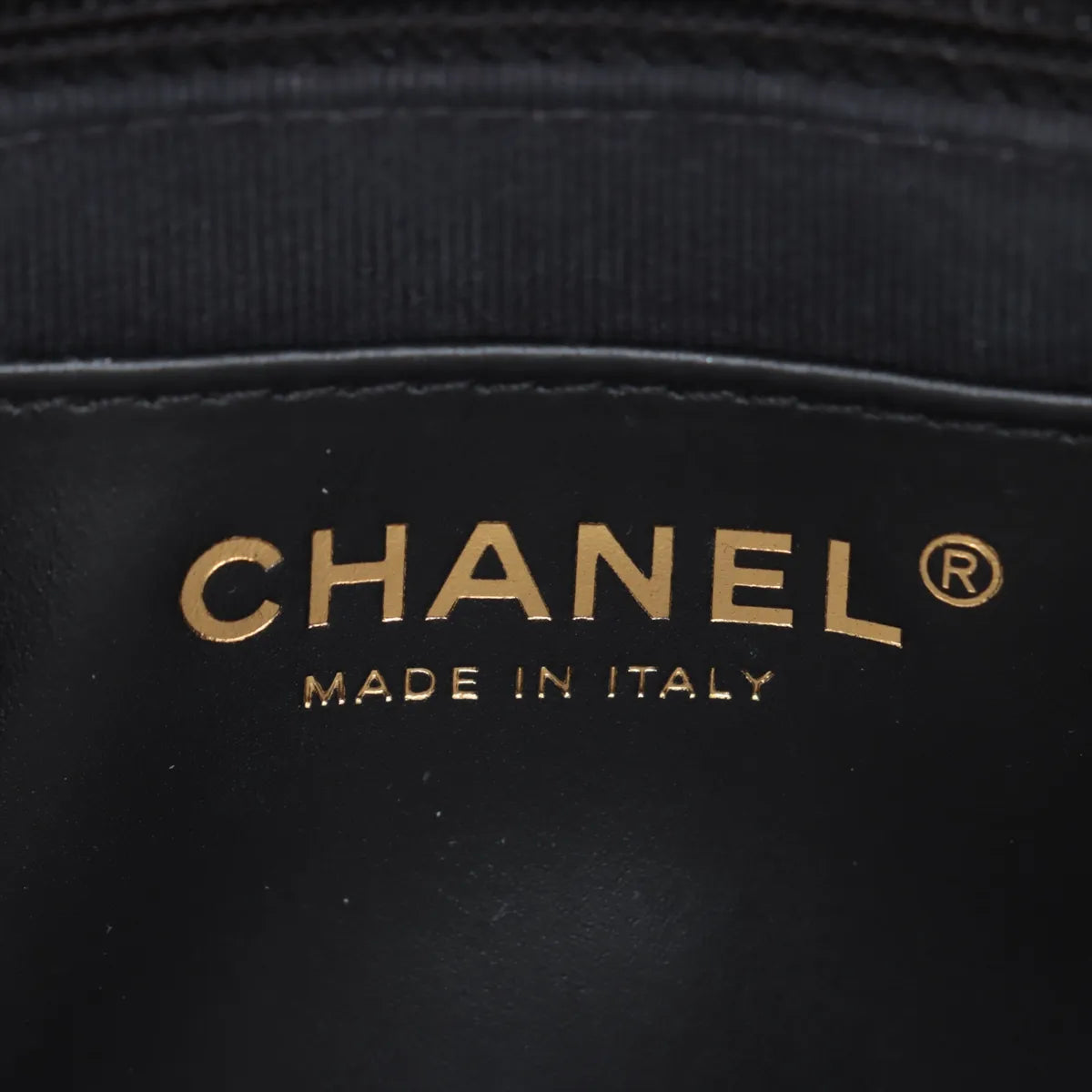 Chanel Matelasse Caviar Skin Single Flap Double Chain Bag Black