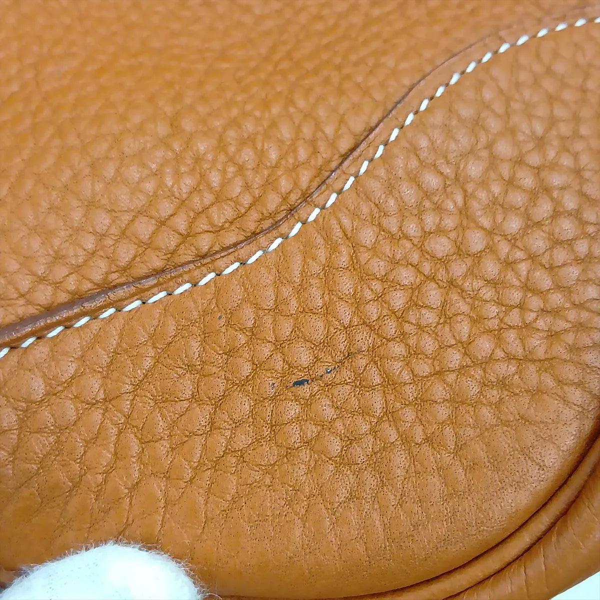 Hermes Plume 55 Taurillon Clemence Gold