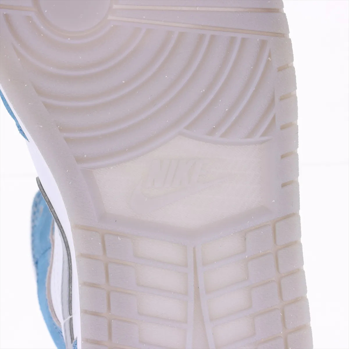 Nike Air Jordan 1 Mid SE Suede Leather High-top Sneakers Men's White x Blue