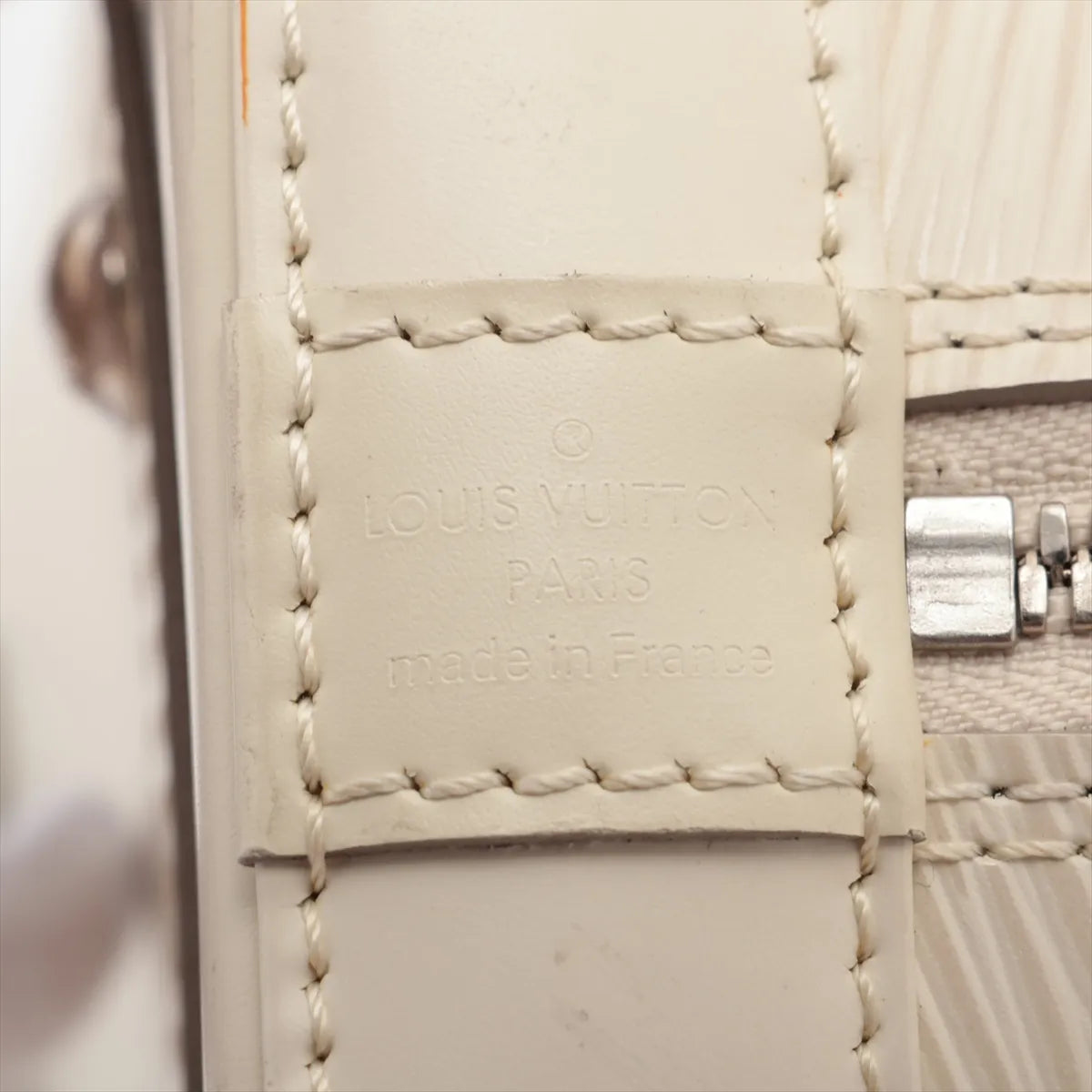 Louis Vuitton Epi Alma BB White