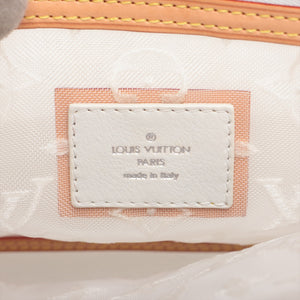 Louis Vuitton Monogram Transparent Mesh  Lockit White