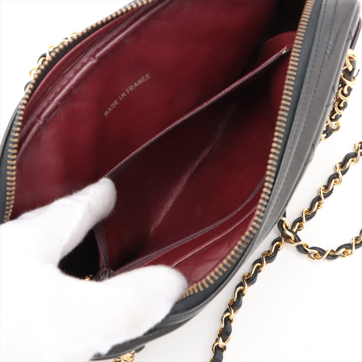Chanel Matelasse Lambskin Chain Camera Bag Black * PREORDER *