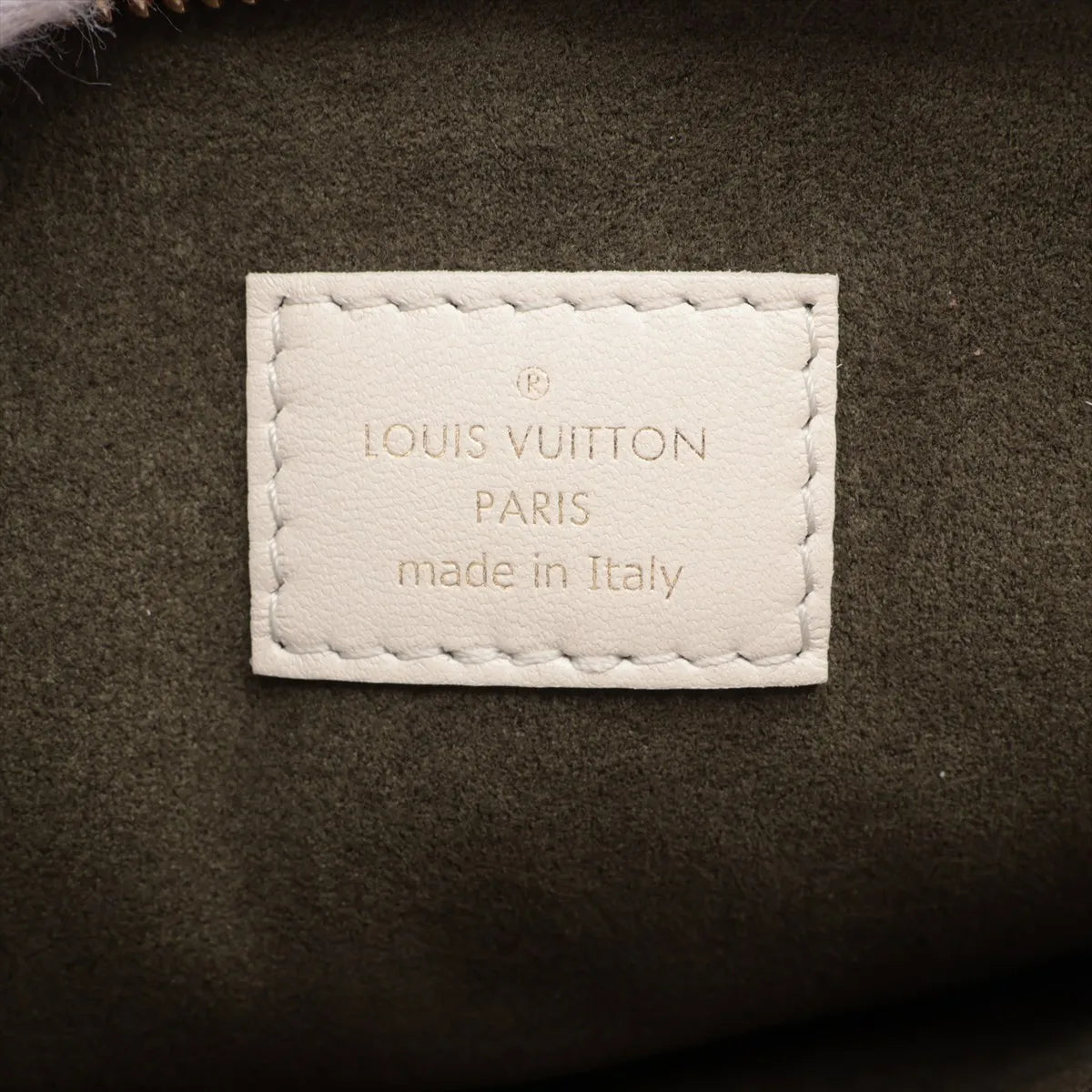 Louis Vuitton Monogram Embossed Coussin PM White