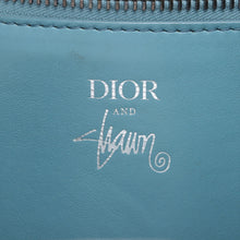 Load image into Gallery viewer, Christian Dior x Shawn Stussy Logo Leather Tote Bag Blue