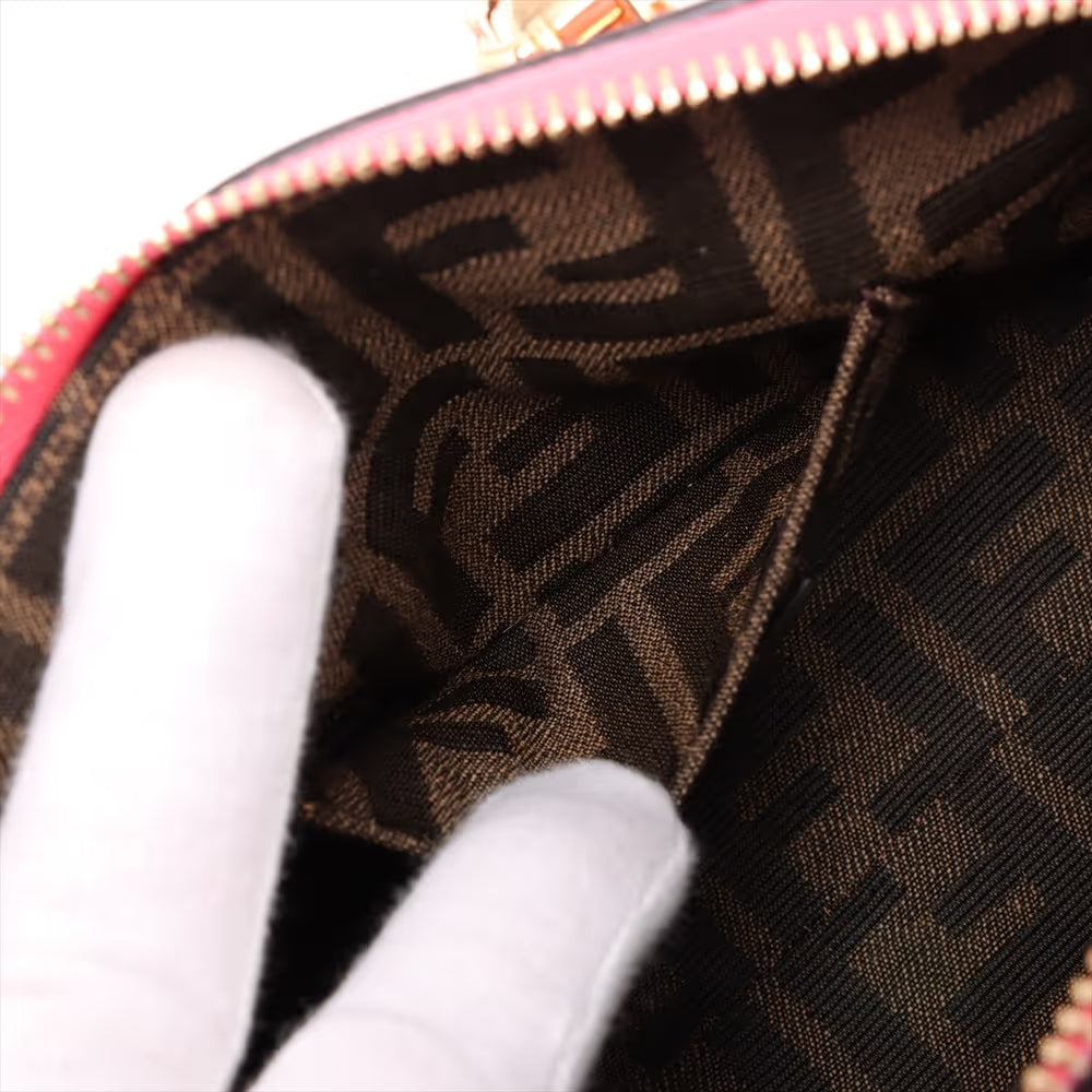 Fendi By The Way Mini Leather Two-Way Handbag Pink