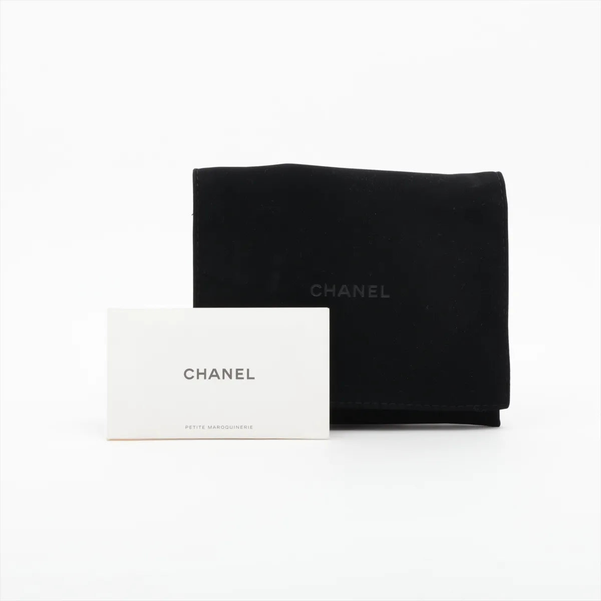 Chanel CC Logo Matelasse Lambskin Compact Wallet Pink