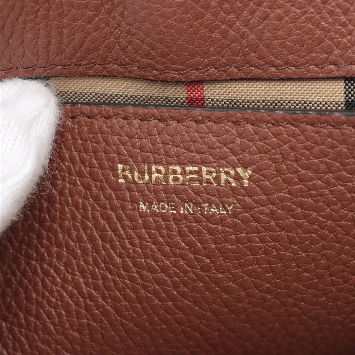 Burberry Nova Check Hampshire Shoulder Bag Brown