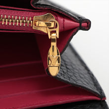 Load image into Gallery viewer, Louis Vuitton Taurillon Capucines Long Wallet Black x Hot Pink