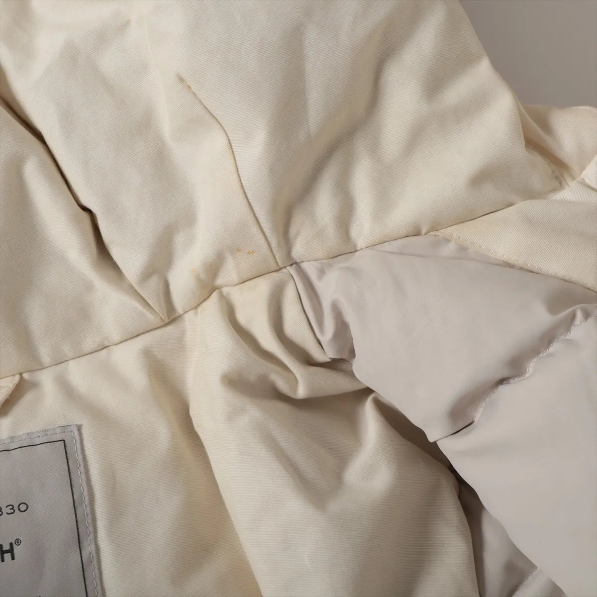 Woolrich Cotton Down Jacket Ivory