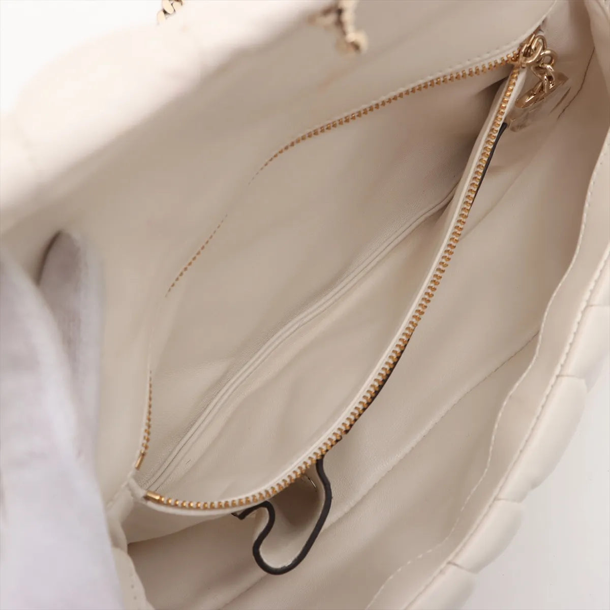 Gucci GG Milano Leather Two-Way Shoulder Bag White