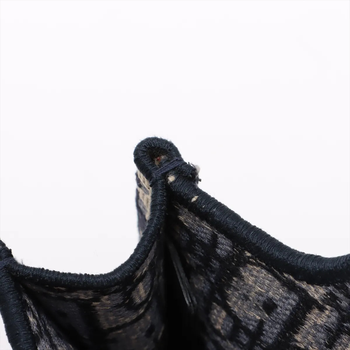 Christian Dior Oblique Canvas  Mini Book Tote Navy Blue