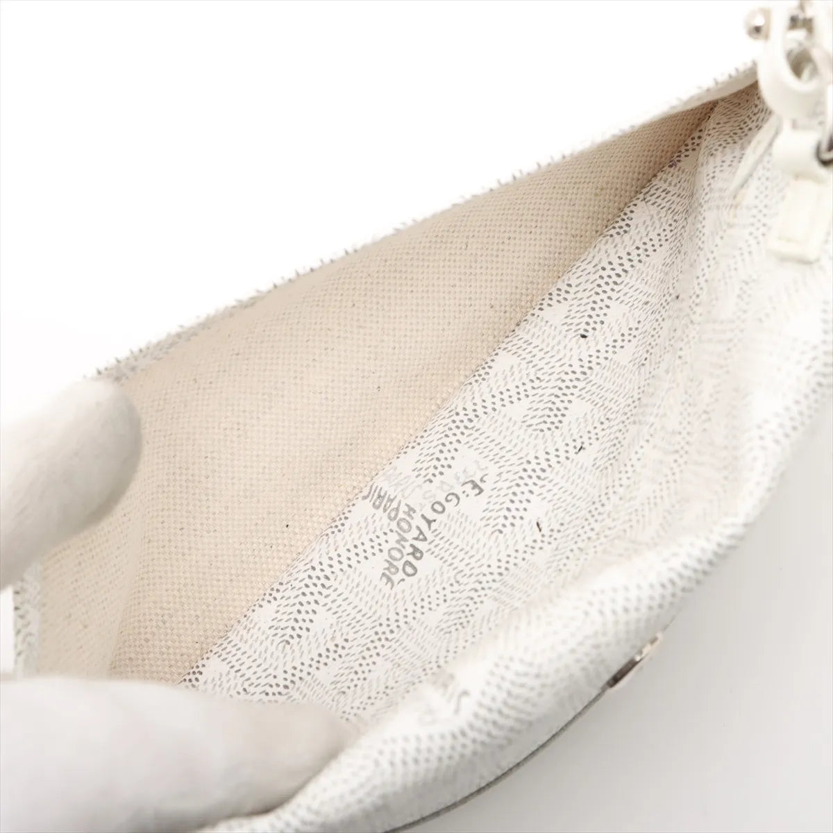 Goyard Saint Louis PM Tote Bag White