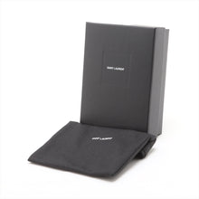 Load image into Gallery viewer, Saint Laurent Leather Card Case Black