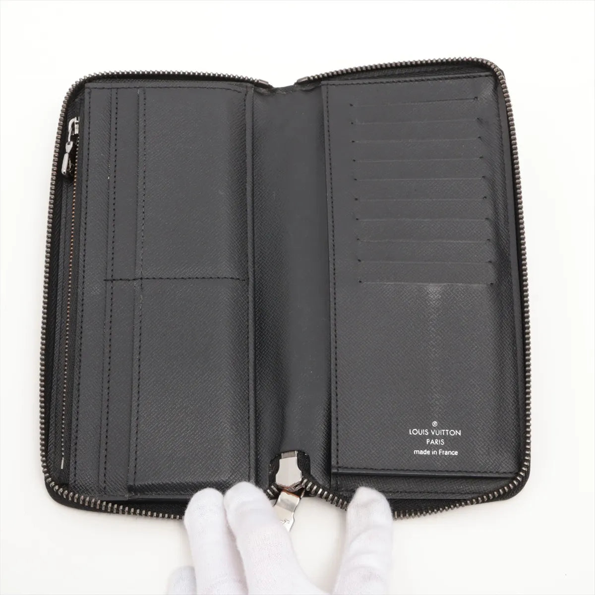 Louis Vuitton Monogram Eclipse Zippy Wallet Vertical