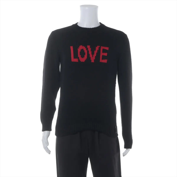 Fendi Wool Knit Sweater — Black, 46
