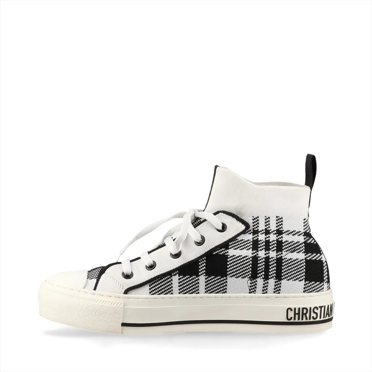 Christian Dior Walk’n’Dior Knit High-Top Sneakers — 36.5; actual item photo 4