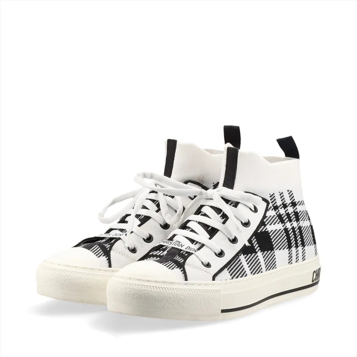 Christian Dior Walk’n’Dior Knit High-Top Sneakers — 36.5; actual item photo 5