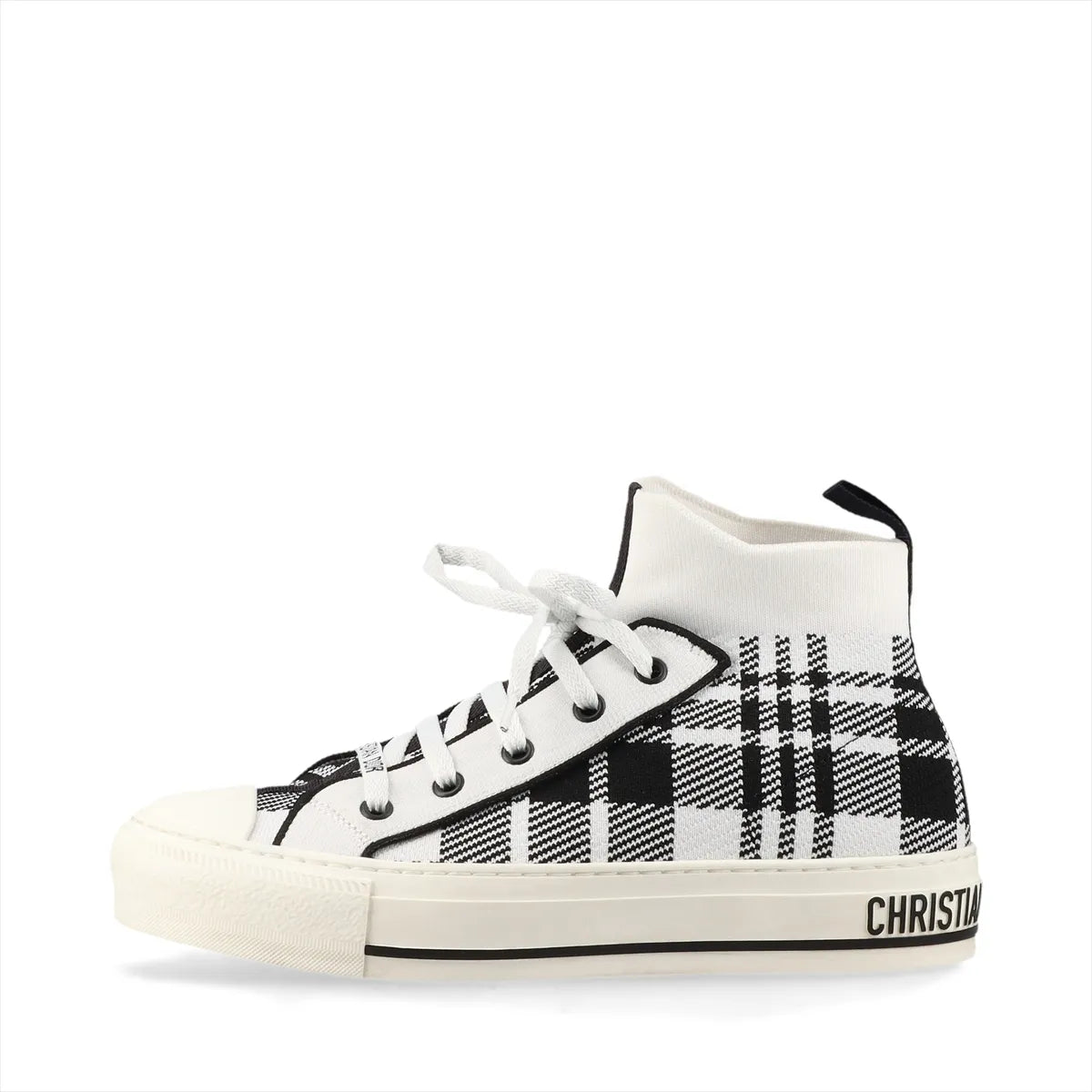 Christian Dior Walk’n’Dior Knit High-Top Sneakers — 36.5; actual item photo 1