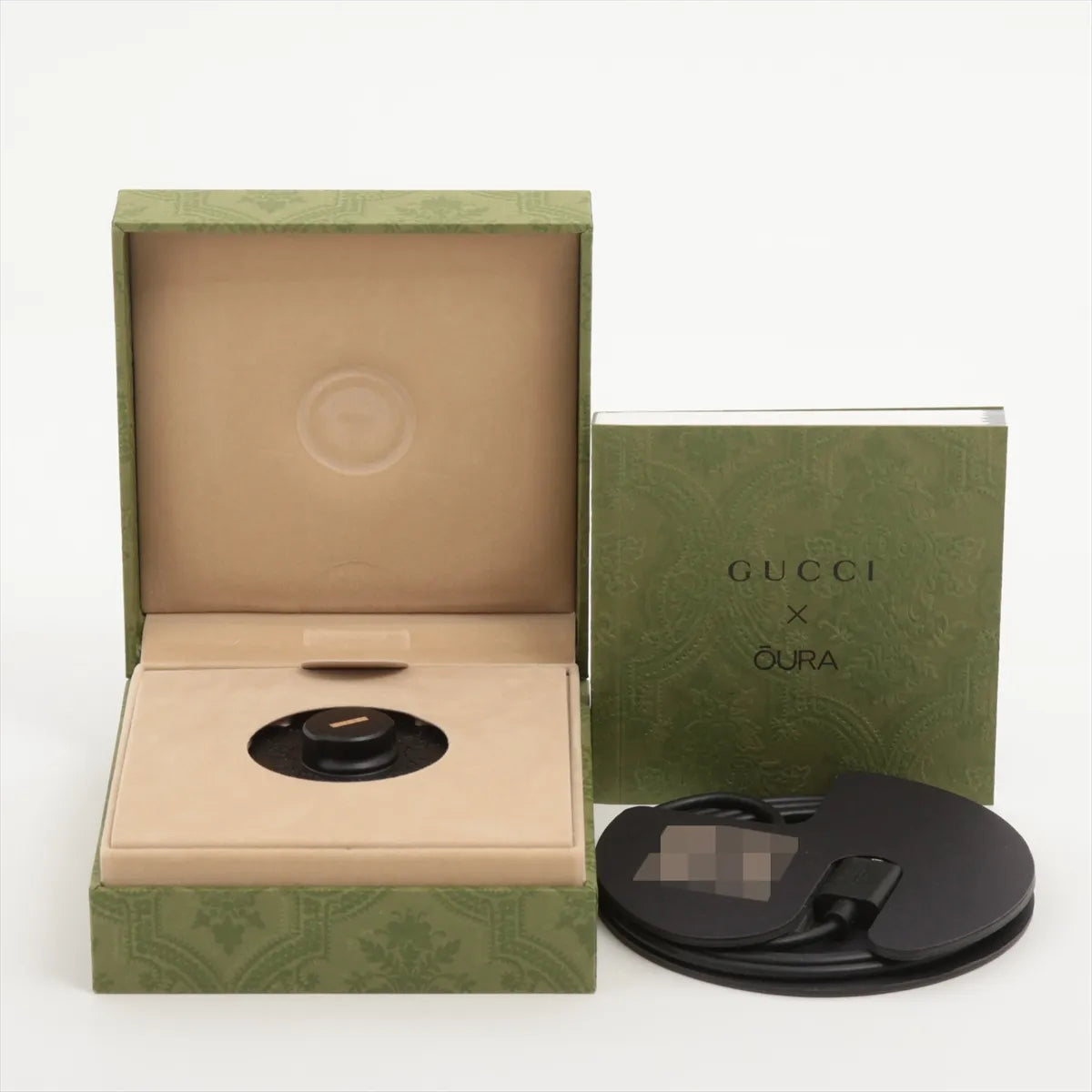 Gucci x Oura Interlocking G Titanium Smart Ring — Size 12; actual item photo 4
