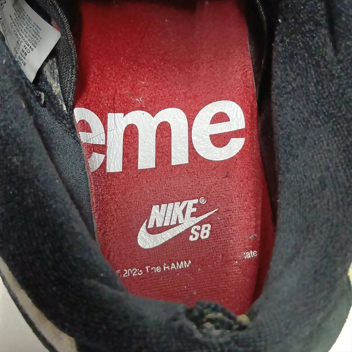Nike x Supreme Rammellzee SB Dunk Low OG QS — 25 cm; actual item photo 12