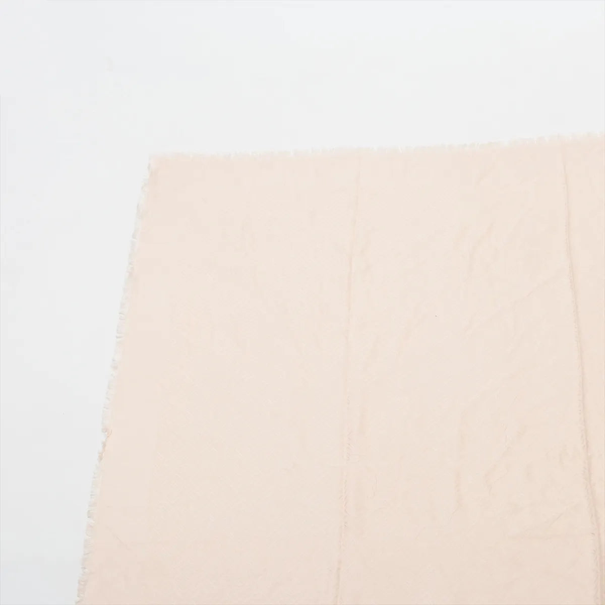 Fendi FF Silk & Wool Stole — Pink; actual item photo 2