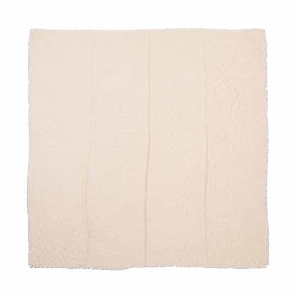 Fendi FF Silk & Wool Stole — Pink