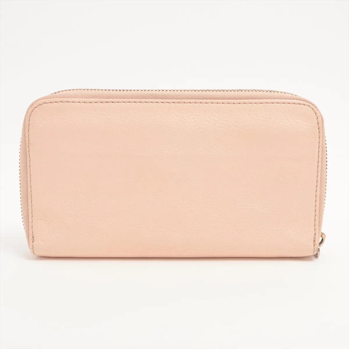 Chloé Pink Leather Zip-Around Wallet; actual item photo 2