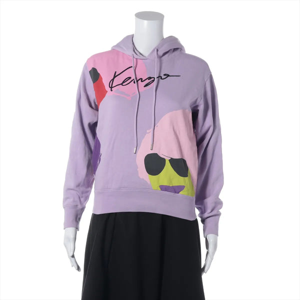Kenzo Cotton Hoodie — Multicolor, XS