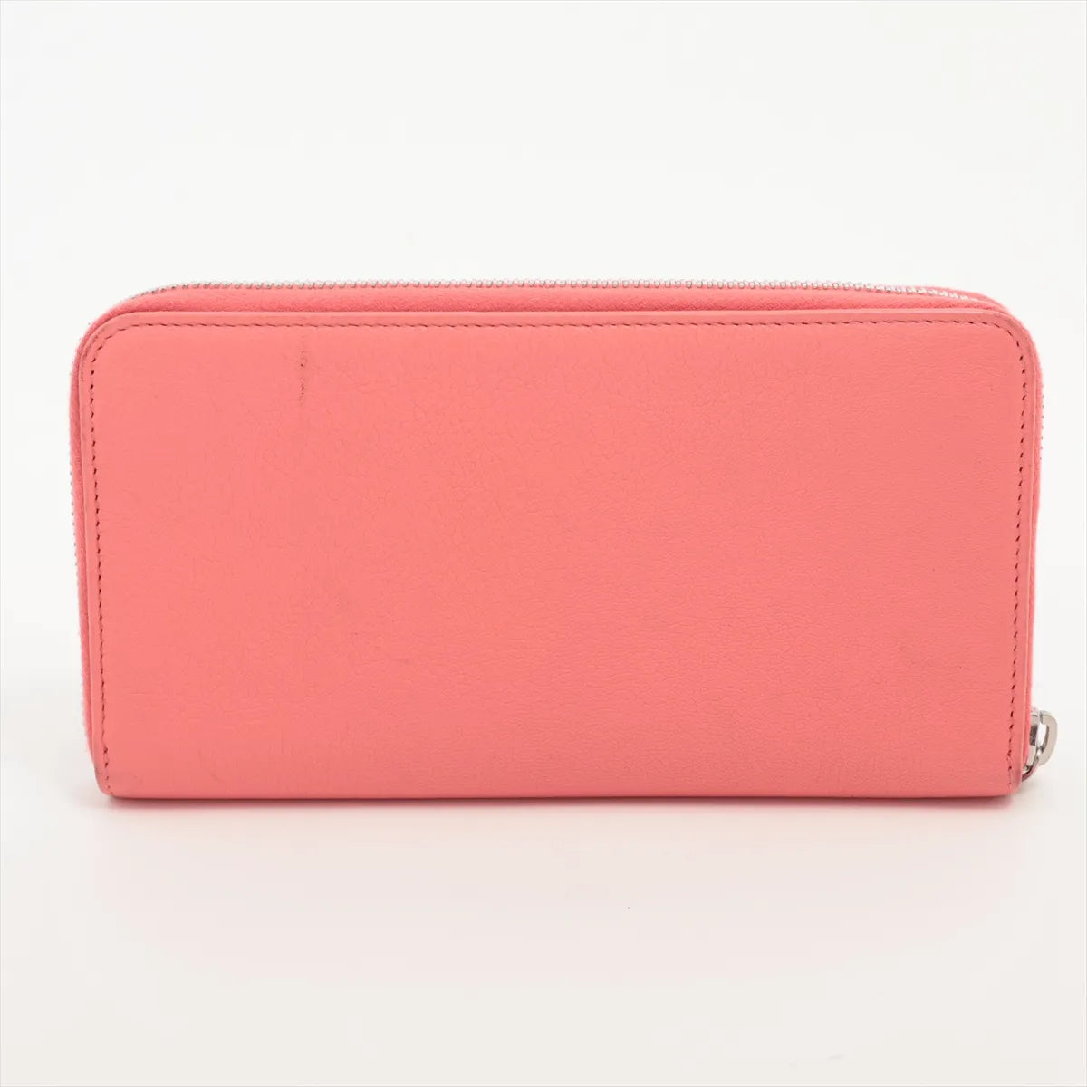 Chanel Lucky Flower Leather Zip Round Wallet Pink