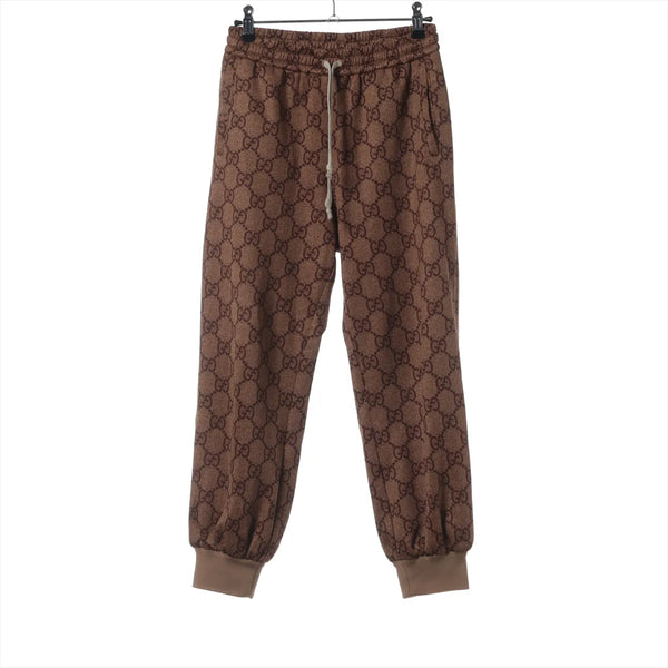 Gucci GG Jacquard Sweatpants — Brown, XS