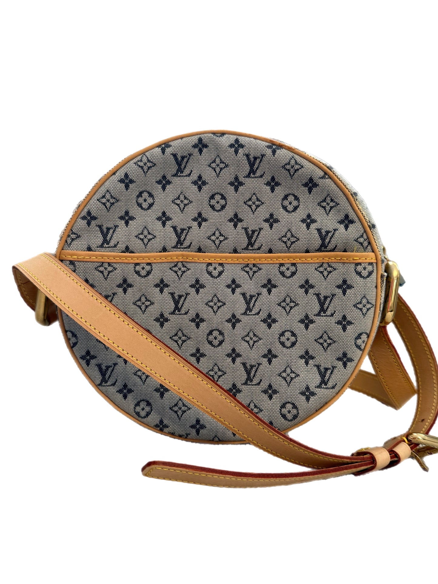 Best Buy Second Hand Louis Vuitton Monogram Jeanne Round Shoulder Bag Blue