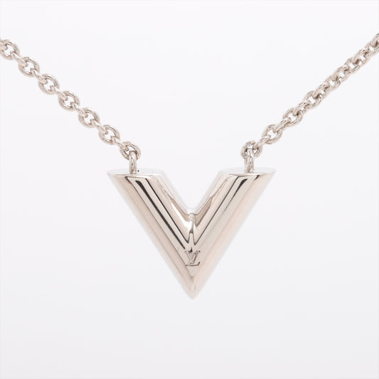 Best Louis Vuitton Essential V Necklace Silver