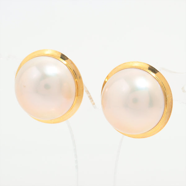 Mabe Round Pearl Clip-on Earrings