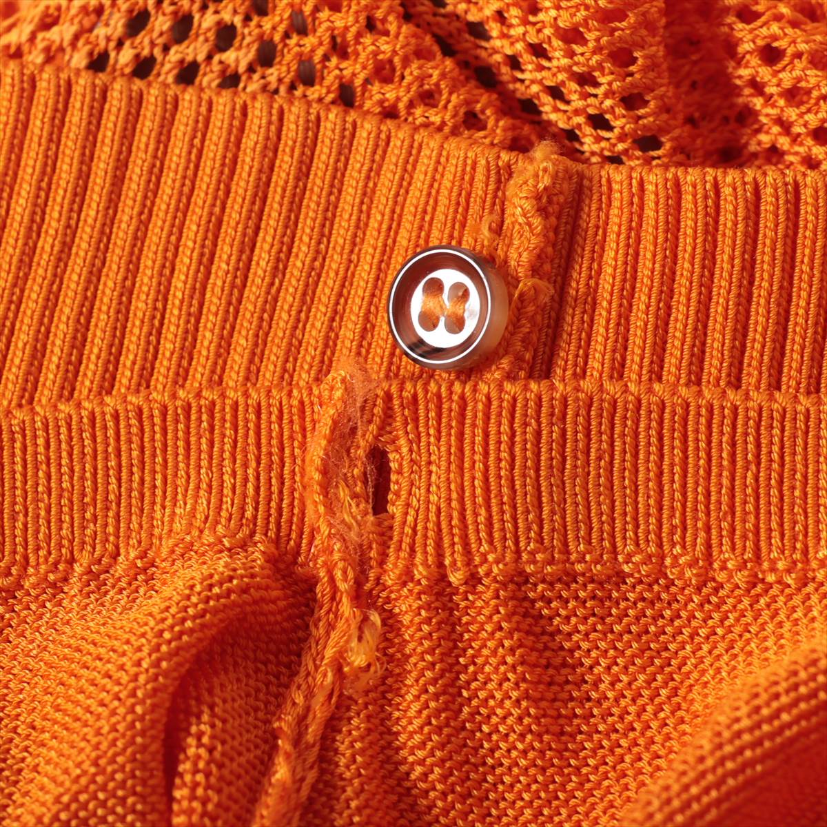 Best Seller Burberry Tisci Period Cuprammonium Rayon Knit Skirt Orange
