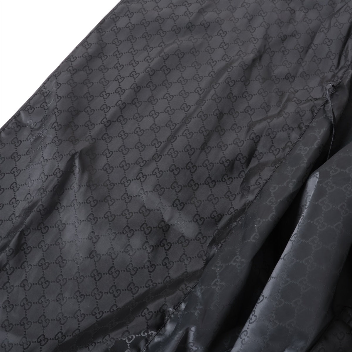 Best Seller Gucci GG Nylon Belted Wrap Coat Black