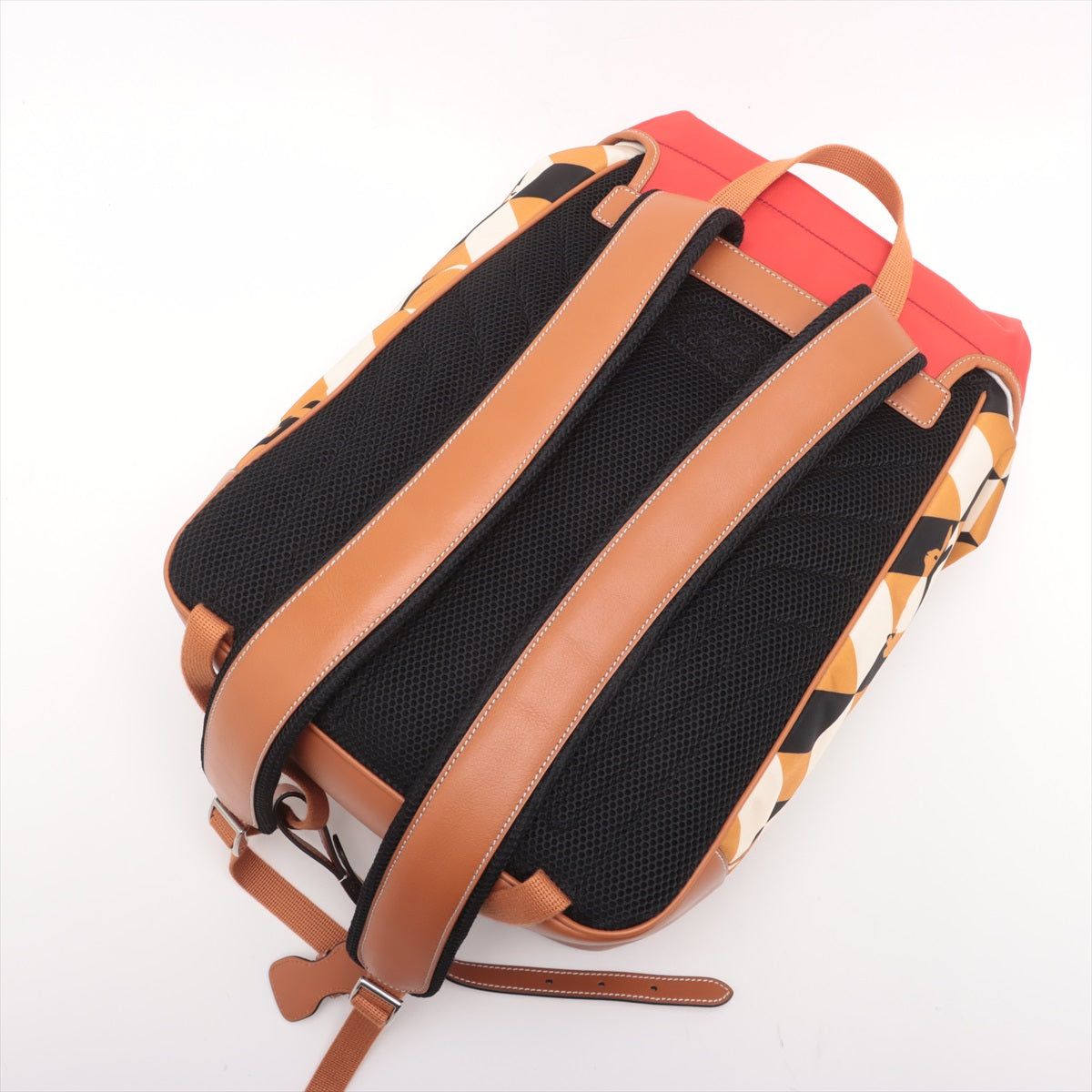 Best Seller Gucci x Dans Levert Collab Rabbit Nylon and Leather Backpack Red x Brown
