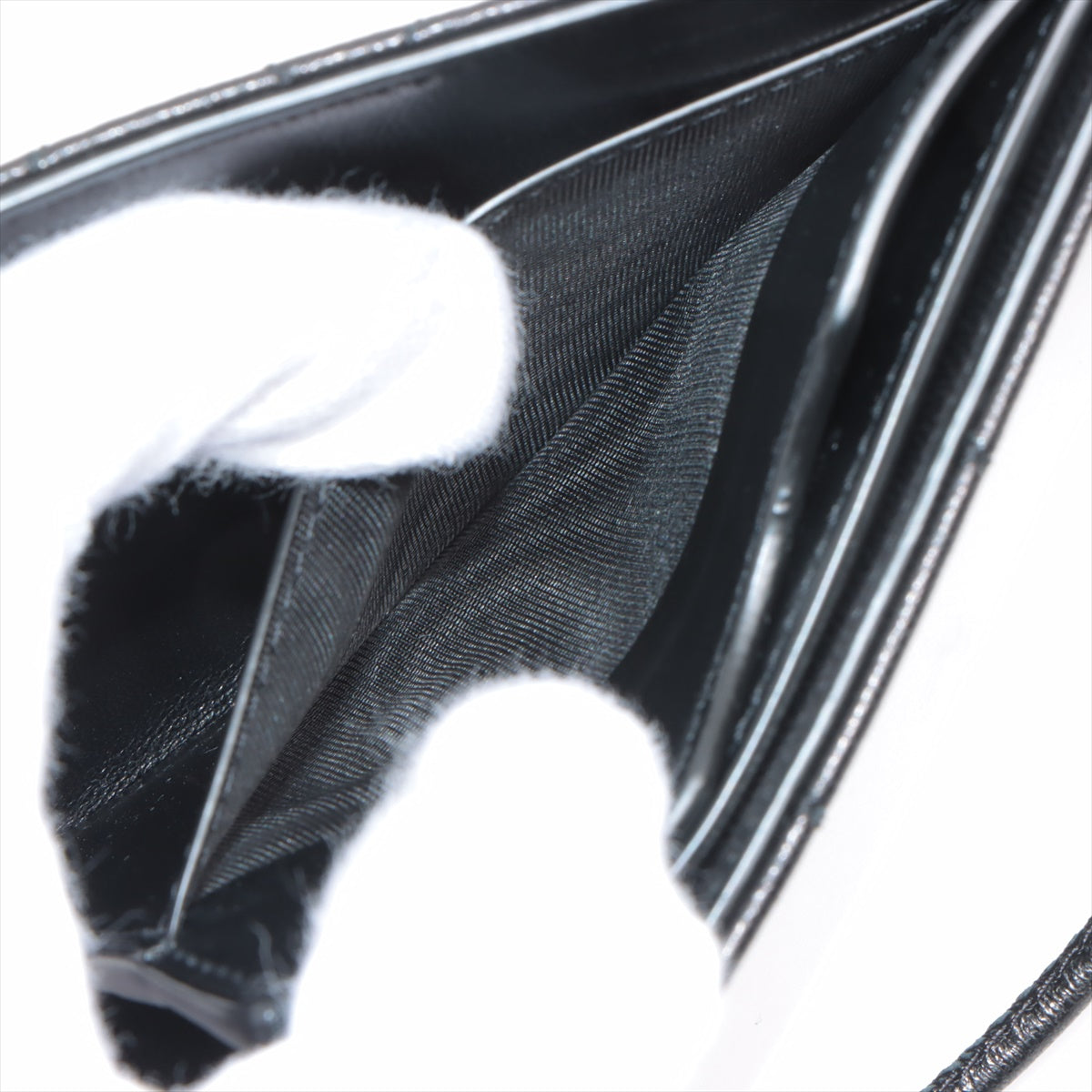 Best Seller Saint Laurent Leather Strap Card Case Black