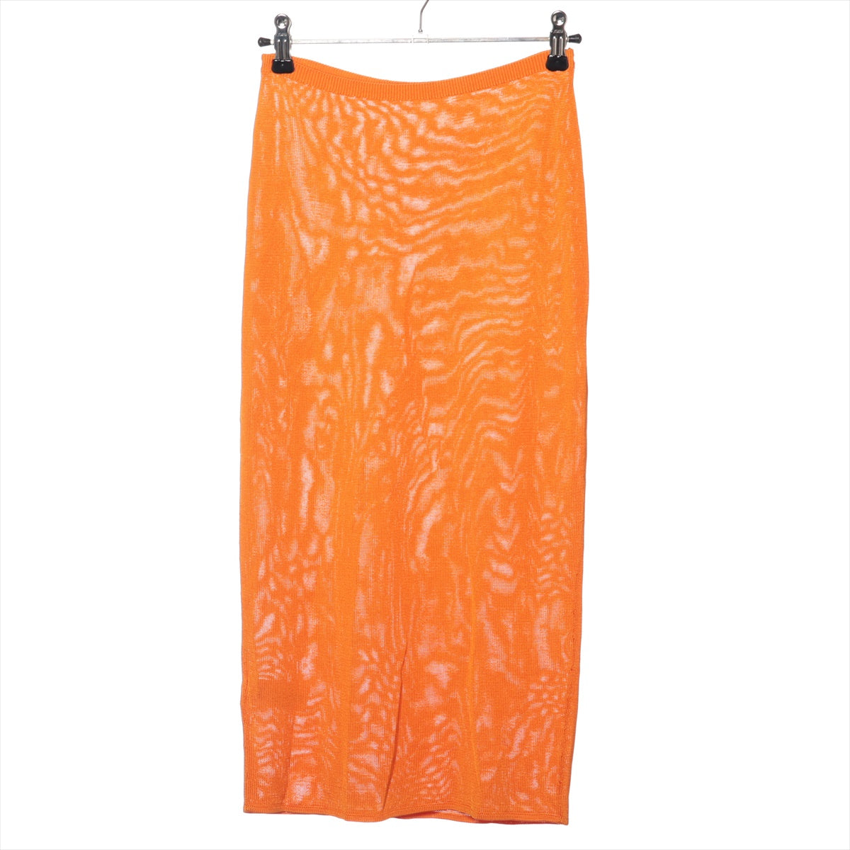 Buy Burberry Tisci Period Cuprammonium Rayon Knit Skirt Orange