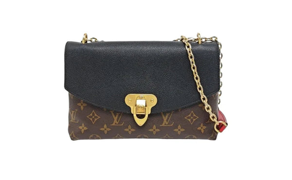 Louis Vuitton Saint Placide – Monogram Canvas & Black Leather