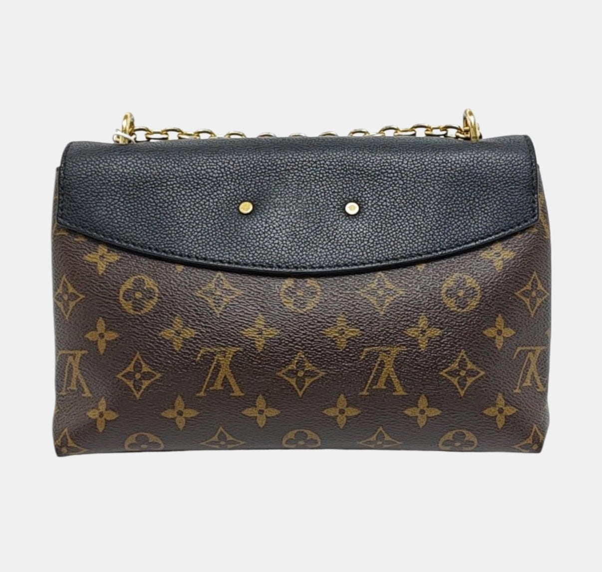 Louis Vuitton Saint Placide – Monogram Canvas & Black Leather