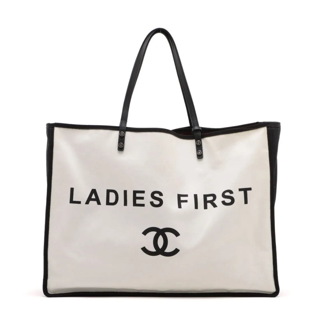 Chanel Ladies First Large Tote Bag