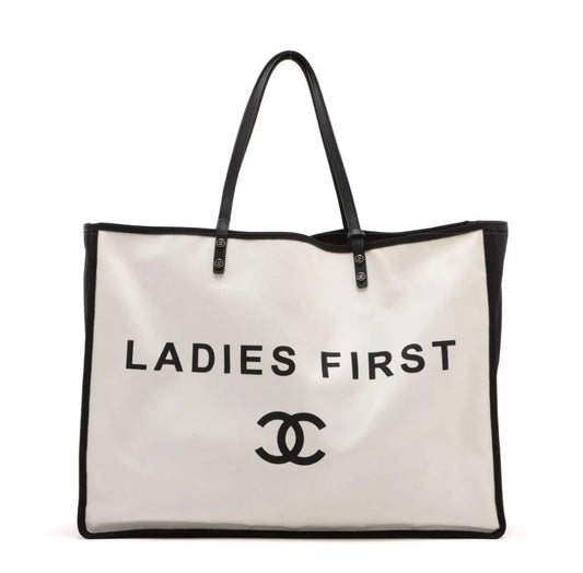 Chanel Ladies First Large Tote Bag