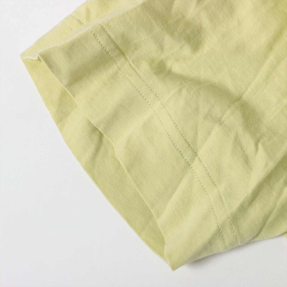 High Quality Fendi Label Tag Logo T-shirt Yellow