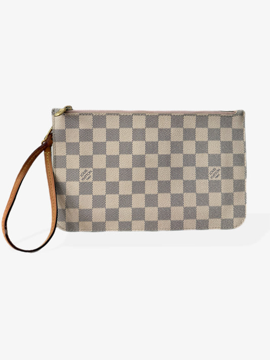 Louis Vuitton Neverfull Pouch Damier Azur
