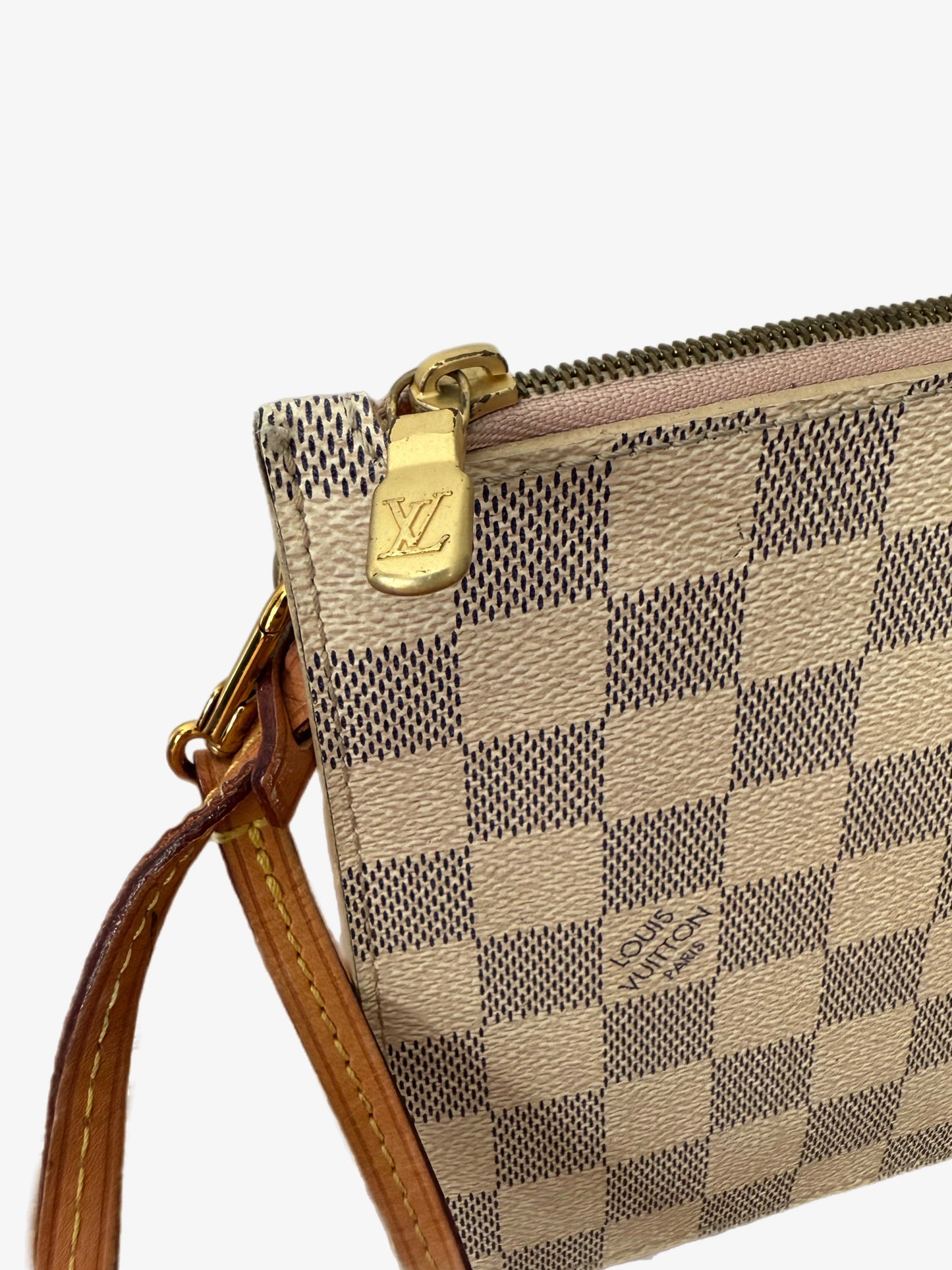 Louis Vuitton Neverfull Pouch Damier Azur