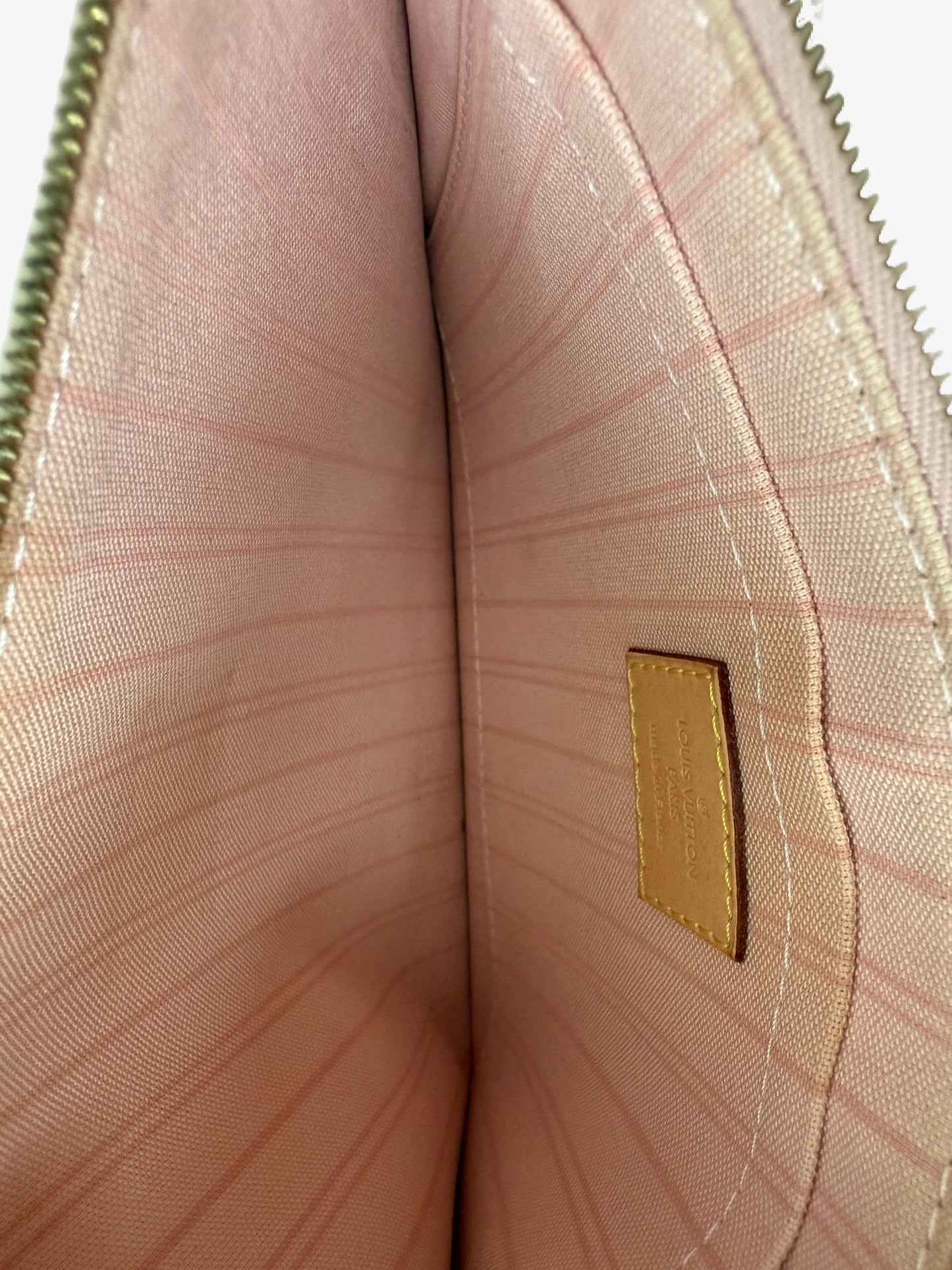 Louis Vuitton Neverfull Pouch Damier Azur