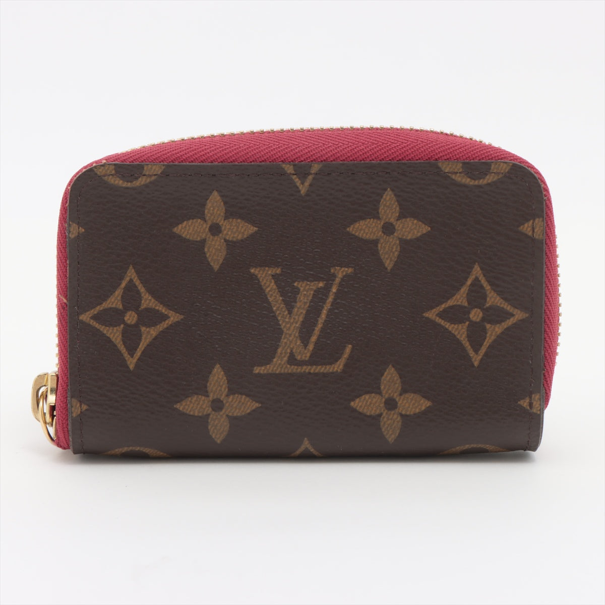 Louis Vuitton Monogram Zippy Card Case Fuchsia