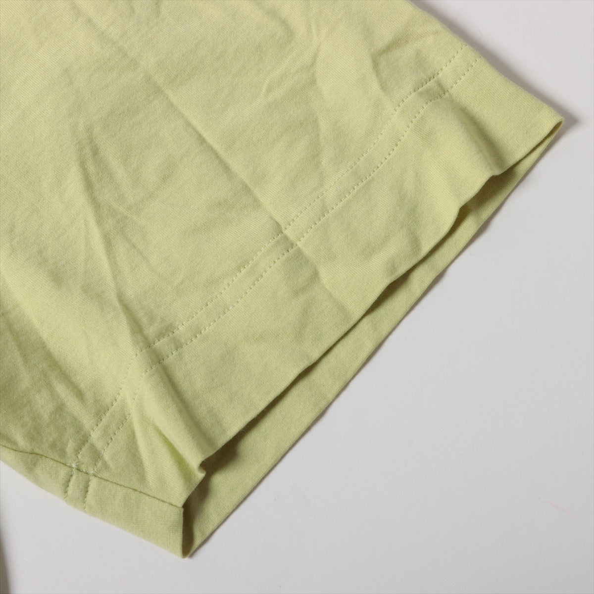 Luxury Fendi Label Tag Logo T-shirt Yellow